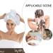 2-Pack Reusable Hair Drying Caps - Net Plopping Hair Caps for All Hair Types (Short Long Curly Smooth) - Perfect for Diffusing & Hair Care - Buy Online on GoSupps.com