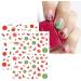 JMEOWIO 12 Sheets Fruit Nail Art Stickers Decals Self-Adhesive Strawberry Watermelon Lemon Nail Supplies Nail Art Design Decoration Accessories - Buy Online on GoSupps.com