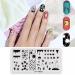Niceneeded Constellation Nail Art Stamp Set - 6 Star Templates with Fireworks Design for Stunning Home Manicures - Buy Online on GoSupps.com