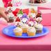 Kids' Ice Cream Dessert Themed Gnome Happy Birthday Cupcake Toppers Set of 18 Pieces - These are great ice cream-themed parties baby shower parties or birthday party decorations for boys and girls - Buy Online on GoSupps.com