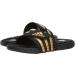 adidas Men's Adissage Slides Sandal - Size 10 - Black/Gold - Buy Online on GoSupps.com