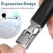 Professional Heavy Duty Nail Clippers for Thick Nails - Large Handle Toenail Clippers for Men and Women (Black) - Buy Online on GoSupps.com