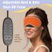 Flyangle Heated Eye Mask - Electric Hot/Cold USB Compress for Dry Eyes - Temperature & Time Control - Purple - Buy Online on GoSupps.com