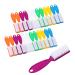 DAYGOS 24pcs Handle Grip Nail Brush - Finger Nail Brushes for Cleaning, Hand Fingernail Scrub Brush Kits for Toes and Nails Cleaner, Long Handle Pedicure Brushes for Men and Women,24pieces, Multicolor Multi-colored