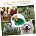 Beavorty Farmhouse Plastic Dispenser Livestock Drinking Feeder Bowl Animals Waterer Automatic - Buy Online on GoSupps.com