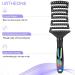 Curved Vented Detangling Hair Brush for Faster Blow Drying - Professional Vent Detangler for All Hair Types (Black) - Buy Online on GoSupps.com
