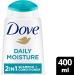 Dove Nutritive Solutions Daily Moisture 2 in 1 Shampoo + Conditioner 400ml - Silky Smooth Hair Care for Dry & Damaged Hair - Buy Online on GoSupps.com