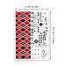 Halloween Temporary Tattoos - Large Size 8.2'' x 11.6'' for Women - Perfect for Costumes and Parties - 3 Sheets - Buy Online on GoSupps.com