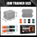Pack of 8 Silicone Jawline Trainer - Jawline Trainer with 4 Resistance Levels Jaw Exerciser for Men Women Powerful Jaw Trainer for Beginners Advanced and Advanced Users - Buy Online on GoSupps.com