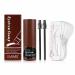 Dark Brown Eyebrow Stamp Shaping Kit with Reusable Stencils and Waterproof Makeup Tools - Buy Online on GoSupps.com