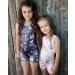 Girls Gymnastics Leotards with Shorts | Sparkle Dance Unitards | Mermaid Active Biketards | Black | 6-7 Years - Buy Online on GoSupps.com