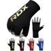 RDX Boxing Hand Wraps Inner Gloves Men Women, Half Finger Elasticated Bandages, Under Mitts Fist Protection, Muay Thai, Kickboxing, MMA, Martial Arts Speed Bag Punching Training Black Small