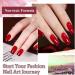 Red Nail Polish - Jelly Brown Red Nail Polish - Dark Red Air Dry Breathable Jelly Style Nail Varnish - Vegan Base Natural Nail Polish Long Lasting Air Dry No Need UV Nail Art - Buy Online on GoSupps.com