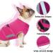 Hjumarayan Stretchy Dog Jacket - Lightweight Reflective Large Dog Coat (Red, Size L) - Buy Online on GoSupps.com