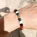 Kuaiyiju Adjustable Woven Bracelet with National Flag & Pearls - Perfect for Peace Supporters - Buy Online on GoSupps.com
