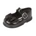 Early Days Baypods Toddler Shoes with Hard Sole Baby Girls First Walking Shoes with Anti-Slip Sole First Walkers Made in England 6 UK Child Black Patent