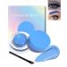 Waterproof Matte Gel Eyeliner Pot- Blue Long Lasting Cream Eyeliner Eyebrow Gel High Intensity Pigments Smudge-proof Eye Liner Brow Cream for Halloween Cosplay Show Eye Liner Brow Face Makeup-#120
