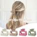12pcs Large Flower Claw Clips for Thick Thin Curly Hair | Medium Square Claw Hair Clips for Women | Cute Matte Small Hair Claw Clips | 3 Style Jaw Clamps for 90s Hair Styling - Buy Online on GoSupps.com