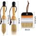 3PC Chalk and Wax Paint Brush Set for DIY Projects | Large Painting and Waxing Tool with Smooth Natural Bristles | Ideal for Milk Paint, Folk Art, Home D cor, Furniture, Wood Projects, and Stencils | Reusable - Buy Online on GoSupps.com