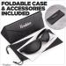 Verdster Polarized Sunglasses for Men & Women | Sports Bicycle Glasses | MTB Motorcycle Airdam Black - Buy Online on GoSupps.com