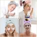 BECHGO 6 Pcs Face Wash Headband and Wristband Set - Spa Headband for Washing Face - Soft Microfiber Makeup Headband - Skincare Headbands for Shower, Mask, Yoga (Grey/Purple) - Buy Online on GoSupps.com