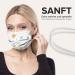 100pc Disposable Face Masks | Made in Germany | CE Certified Type IIR | Breathable Triple Layer | 99.78% Filtration | Elastic Earloops | Adult Size - Dino - Buy Online on GoSupps.com