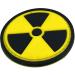Atomic Radioactive Yellow PVC Airsoft Paintball Velcro Patch - Unique Squad Emblem for Tactical Gear - Buy Online on GoSupps.com