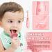 Baby Toothbrush Set for 2 Months to 5 Years | Super Soft Silicone Oral Care | Trainer Toothbrushes in Yellow & Pink - 2 Pieces - Buy Online on GoSupps.com