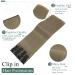 Buy SEGO 12 PCS Clip-In Hair Extensions - Real Hair 22 Clips 180g 55 cm Medium Brown & Ash Blonde - Affordable Full-Head Coverage - Buy Online on GoSupps.com