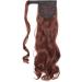 SEGO 17" Inch Wrap Around Ponytail Hairpiece Clip In Hair Extensions - Dark Auburn - One Piece Ponytail Extension Curly Wavy - Buy Online on GoSupps.com