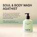 BABOR Soul & Body Wash Agathist Aroma Shower Gel for Dry and Sensitive Skin Nourishing and Refreshing Shower Gel with Vitamins Invigorating Fragrance with Hyaluronic Acid Vegan 250 ml - Buy Online on GoSupps.com