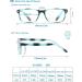 HEEYYOK 4 Pack Reading Glasses +3.00 | Fashion Rectangular Comfortable Spring Hinge Specs for Men/Women - 4 Mixed Colors - Buy Online on GoSupps.com