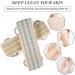 Aimisin Double Sided Linen Back Scrubber for Shower - Exfoliating Long Back Strap for Deep Cleanse and Body Massage - Buy Online on GoSupps.com