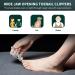 Toenail Clippers for Seniors | Wide Jaw Heavy Duty Silver Toenail Clippers Set for Thick Nails | Professional Sharp Curved Blade & Long Handle - Buy Online on GoSupps.com