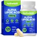 NutriNeat Alpha Lipoic Acid (120 Capsules) Alpha Lipoic Acid 600mg Alpha-Lipoic Acid High Potency R-ALA Supplement for Nerve Support Neuropathy Relief Glucose Metabolism & Antioxidant Health
