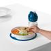 OXO Tot Stick & Stay Suction Divided Plate | Navy Blue | Best Child-Friendly Dinnerware for Easy Mealtime - Buy Online on GoSupps.com