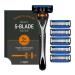 by Amazon Male 5 blade men's razor with 5 Count refill 6 count (Pack of 1) Razor &amp 6 blades