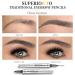 Vibely 5x Longer Voluminous Eyelashes Kit - Mascara, Eyebrow Pencil, Eyeliner, Soap, Trimming Blades - Waterproof, No Clumping - 5 Set - Buy Online on GoSupps.com