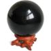 Mina Heal 100mm Obsidian Crystal Ball - Feng Shui Meditation Healing Divination Sphere & Home Decor - Buy Online on GoSupps.com