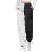 Parachute Pants Y2K Women | Vintage Cargo Pants | Baggy 90s E-Girl Streetwear | Track Pants Lang Lock 01-White M - Buy Online on GoSupps.com