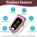 Buy Pulse Oximeter Fingertip - TYPE-C Rechargeable Blood Oxygen Monitor with Fast SpO2 & Heart Rate - Rose Gold | International Shipping Available - Buy Online on GoSupps.com