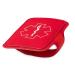 MED ALERT Wrist Wallet - High Visibility Medical Alert Wallet - ID band with Adjustable Velcro Strap - Secure Medical ID Card Holder - Ideal for Health Facilities - Red