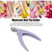 Professional Acrylic Nail Clippers - Purple | Home Salon Beauty DIY - Buy Online on GoSupps.com