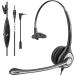 Wantek Cell Phone Headset Mono with Noise Canceling Mic Wired Computer Headphone for iPhone Samsung Huawei HTC LG ZTE BlackBerry Smartphones and Laptop PC Mac Tablet with 3.5mm Jack(F600J35)