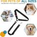 Adjustable Dog Seat Belt - 2 Pack Safety Harness with Reflective Stripes for All Breeds & Cars | Travel Essential - Buy Online on GoSupps.com
