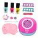 FRCOLOR 1 Set Nail Art Set Toy Kids Nail Polish Kids Playsets Nail Art Decoration Toys for Little Girls Nail Dryer Nail Decorations for Nail Art Child Pink Plastic Decorate Manicure