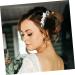 Ipetboom 1 Set Pearl Headpieces for Women Pearl Decor Headpiece for Wedding Decoration Wedding Hair Comb Pearl Hair Clips Hair Jewels for Women Baroque Women's Accessories Metal - Buy Online on GoSupps.com