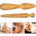 Operitacx 2-Piece Wooden Massage Stick Set - Manual Neck & Foot Acupuncture Device for Small Muscle Relief - 11x2.5x2.5cm - Buy Online on GoSupps.com