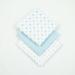 MuslinZ 6pk Baby Muslin Squares Burp Cloths 70x70cm - Blue Star | 100% Pure Cotton | Absorbent & Breathable - Buy Online on GoSupps.com