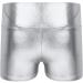 CHICTRY Kids Girls Sparkly High Waisted Dance Shorts in Silver 10-12 - Buy Online on GoSupps.com